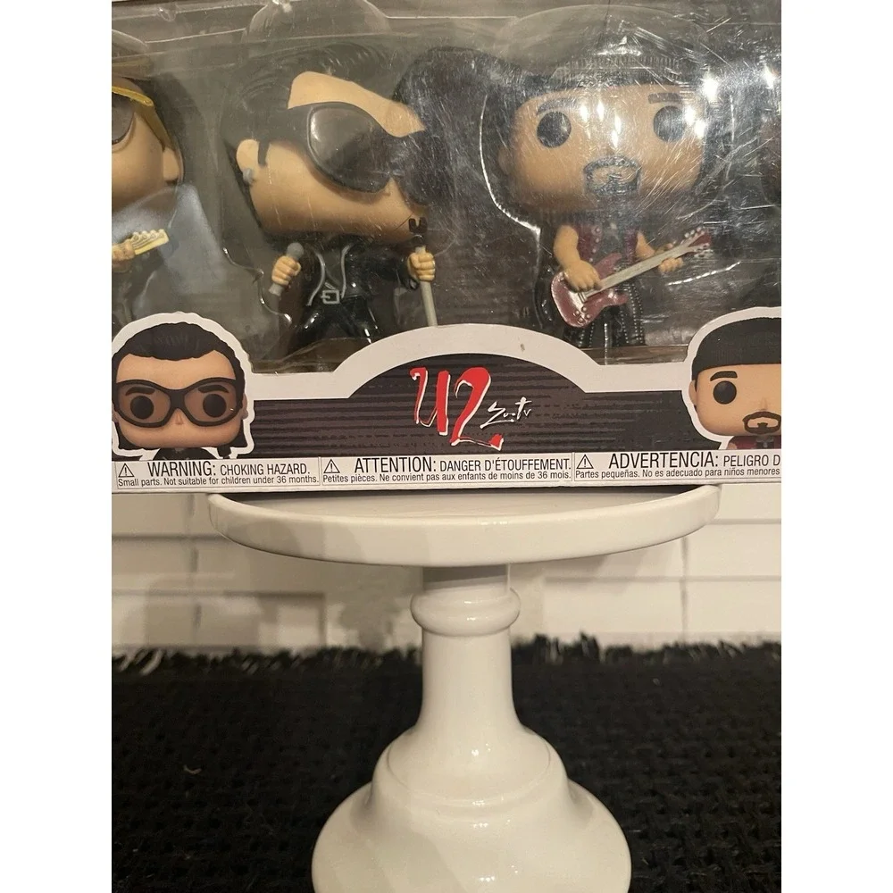 Funko Pop Rocks - U2 Zoo TV - 4-Pack: Adam/Bono/The Edge/Larry - Walmart - NewFu